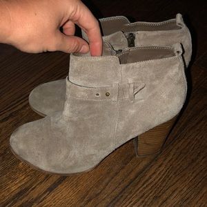 Suede booties